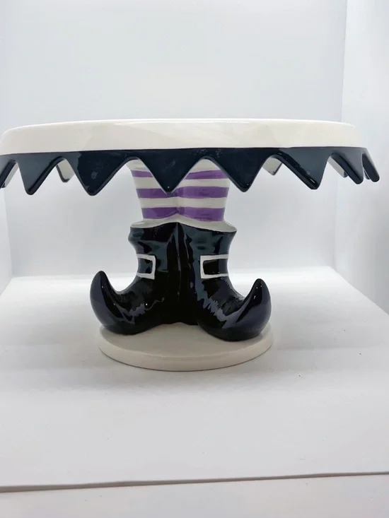 Halloween Witch Feet Cake Stand by Magenta - Picture 1 of 6